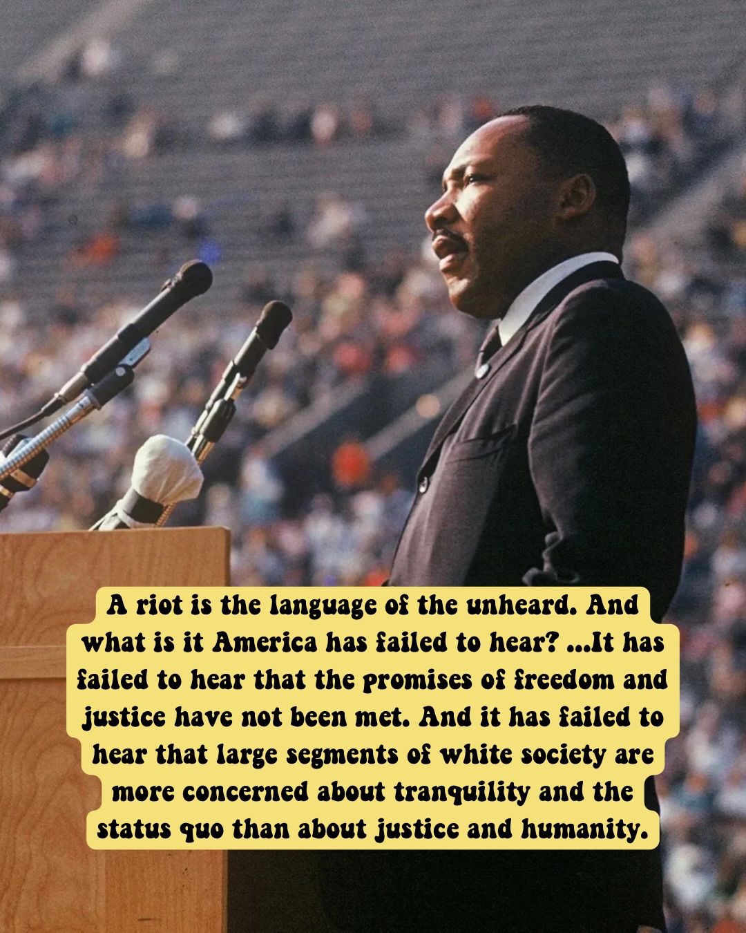 Dr. Martin Luther King Jr. Day is an inspiring and important day of reflection for me and it always has been. I love reading his empowering calls to action and his wise insights into the human condition that are shared through quotes on social media, but I hate feeling like his work is slowly being watered down into something palatable for the masses that no one really does anything with. This bothers me because Dr. King’s work was always about action.

Today I decided to read his “The Other America” speech at Grosse Pointe High School, March 14, 1968 (which is not long ago). I was shocked to see that the entirety of this speech still applies to our current America. It reminded me of how there is still so much work to be done. 

As a white woman, I understand I have many privilages and that understanding is ever expanding, showing me just how little I know about the worlds of others each time. But the thing that has always helped me grow and develop deeper love for my neighbors is listening to them and sharing community with them. 

When starting the gym, I saw the needs of my clients and others hurting from the state of the current fitness world and its lack of action to protect them when they needed it most. This is why The Lifting Lab exists. To enforce that protection and uplift those who have been oppressed by the current systems of the fitness world. And if this sounds ridiculous to you, it’s cause it is. We as a society should have never allowed our environments to become so toxic that people cannot work to better themselves in peace. 

Even though most of our work is centered around trying to correct wrongs caused by sexism, we also understand that all minorities suffer in the fitness world as well and we seek to grow our understanding to be able to better serve and protect those communities as well. I encourage you to read this speech as well and contemplate on how you can make your community better, how you can serve, and other ways you can love others well:

https://www.gphistorical.org/mlk/mlkspeech/index.htm 

#mlk #martinlutherkingjr #mlkday #mlkjrday #drmartinlutherking