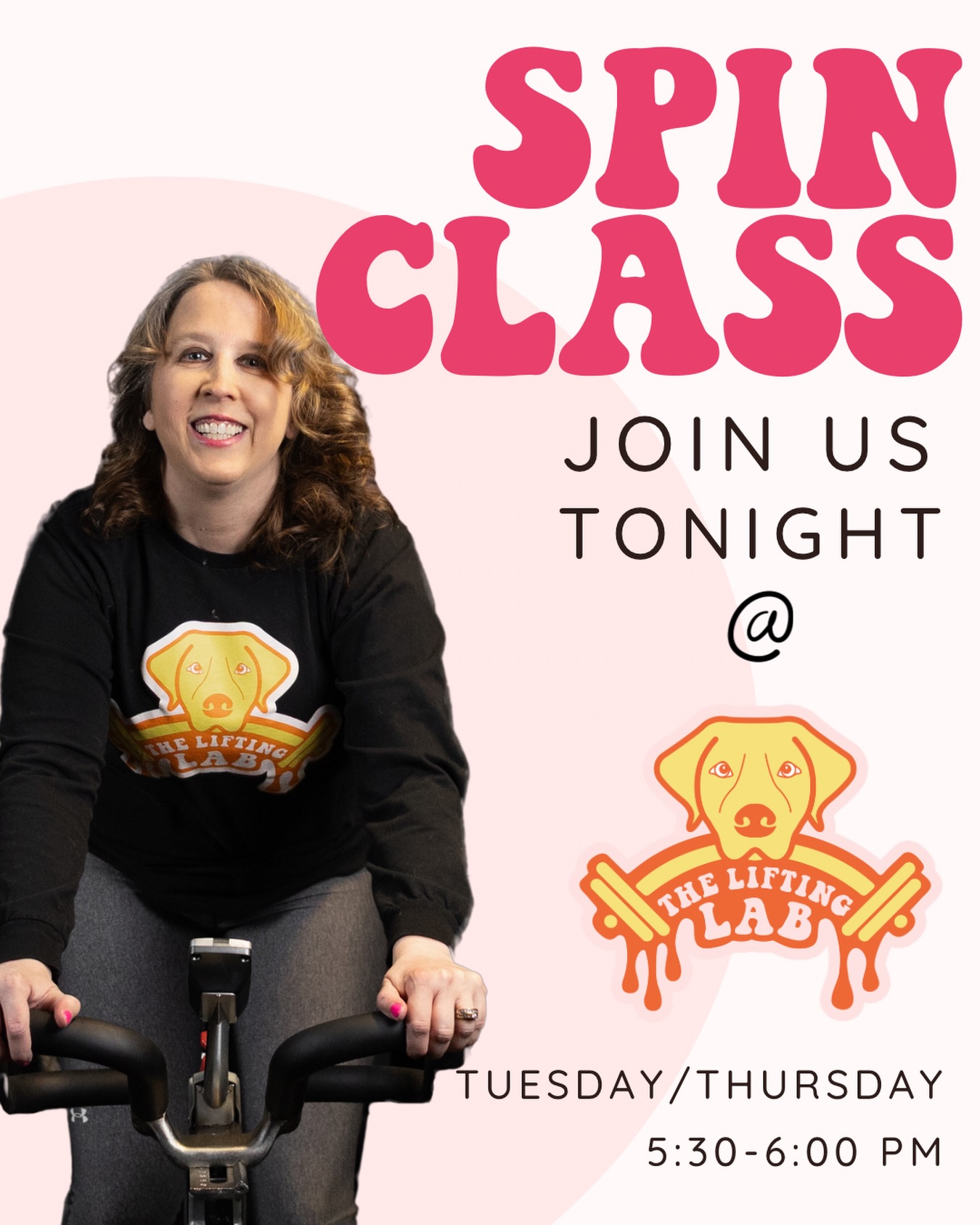 🚴‍♀️ SPIN IS BACK TONIGHT @ 5:30PM 🔥

Meet us in the studio for 30 minutes of sweat, confidence, and fun with Michelle 💛
 No experience needed! Just sign up, show up, and let the music and Michelle do the rest!

✨ Spin Class Details 🕠 Tonight at 5:30pm ⏱️ 30-minute ride 👟 Instructor: Michelle 📅 Every Tuesday + Thursday at 5:30pm

This is your sign to get your workout in before the night gets away from you 😌 See you on the bikes 🚲💨

Sign up on The Lifting Lab’s Vagaro page at least an hour before class! 
https://www.vagaro.com/theliftinglab/classes 

#theliftinglab #FindlayOhio #SpinClass #CycleClass #GroupFitness