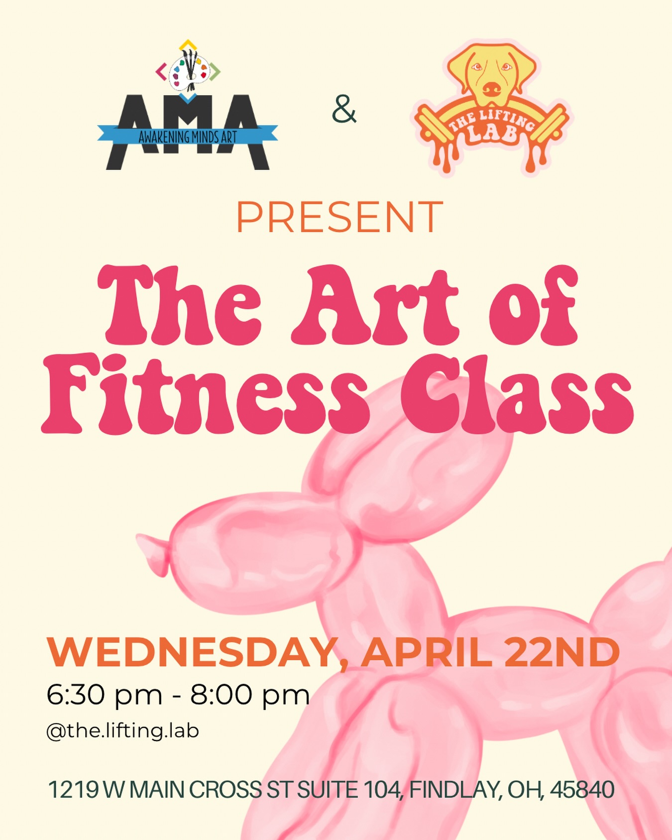 We’ve got so many fun things up our sleeves for y’all this year and we are so excited to get them kickstarted with you!! 

April 22nd from 6:30 to 8pm we are hosting a 30-min Miley Cyrus/Flowers themed spin class with Kayla followed by an hour of guided painting taught by our friends at Awakening Minds Art!!! 

Come dressed in your favorite flower apparel or dress as Miley or Hannah and get the best of both worlds with us as we workout and grow in creativity as well!! (Don’t worry about getting paint on anything, we’re providing ponchos for everyone! 

$25 per person (bring a friend and it’s $20 each!) 

Class is open to everyone, even non-members! We would love to have you come be part of our community! 

SPOTS ARE LIMITED to those registered ahead of time so sign up on Vagaro now to get your spot!! 

https://www.vagaro.com/theliftinglab/classes

#artclass #awakeningmindsart #findlayohio #findlayoh #fitnessclass